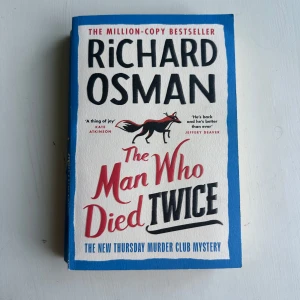 The Man Who Died Twice - Deckare på engelska, bra skick