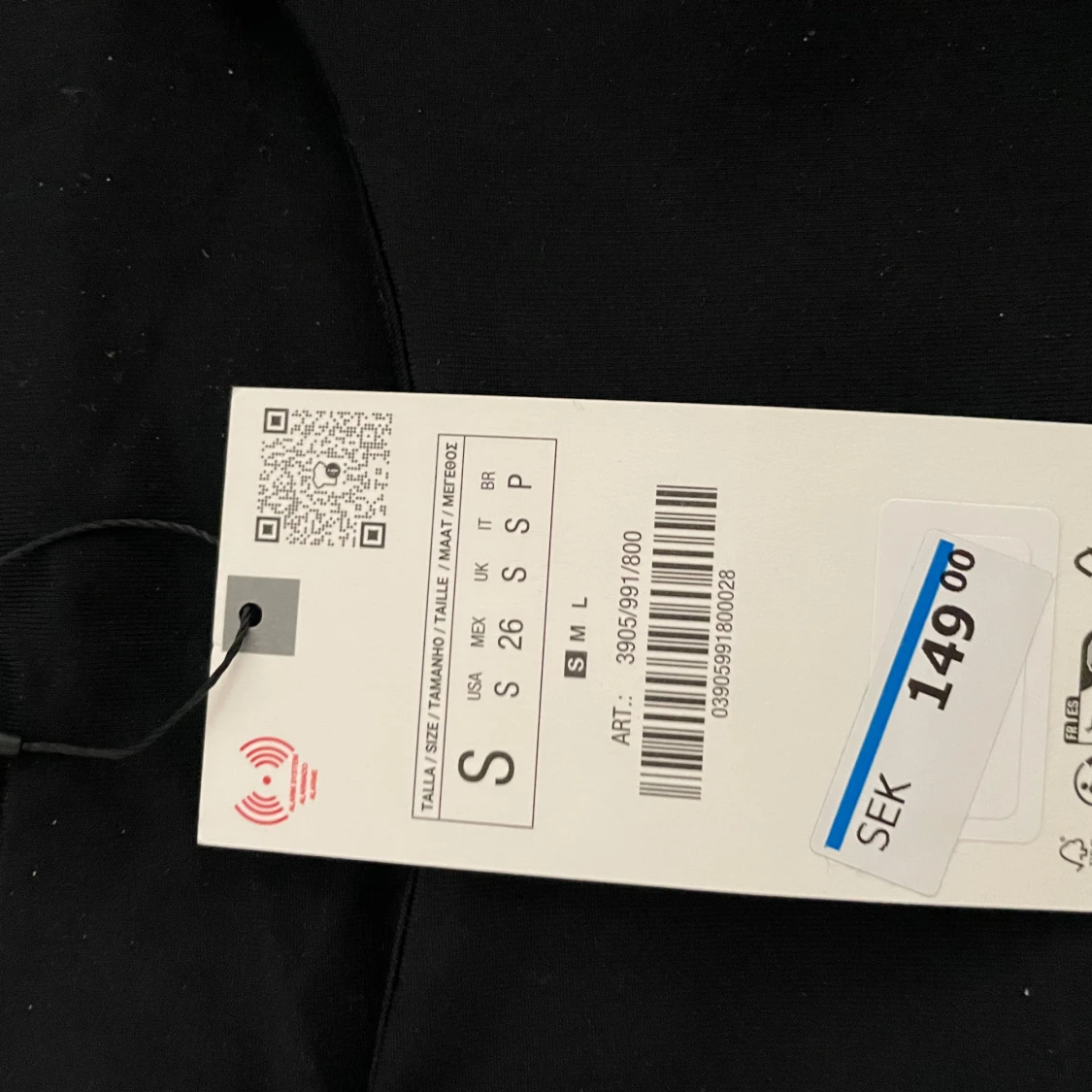 Svart klänning från Zara, storlek S - 2