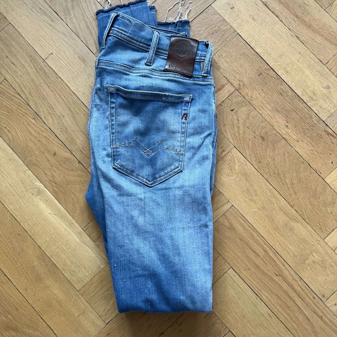 Replay ljusblå jeans med slitningar - 2