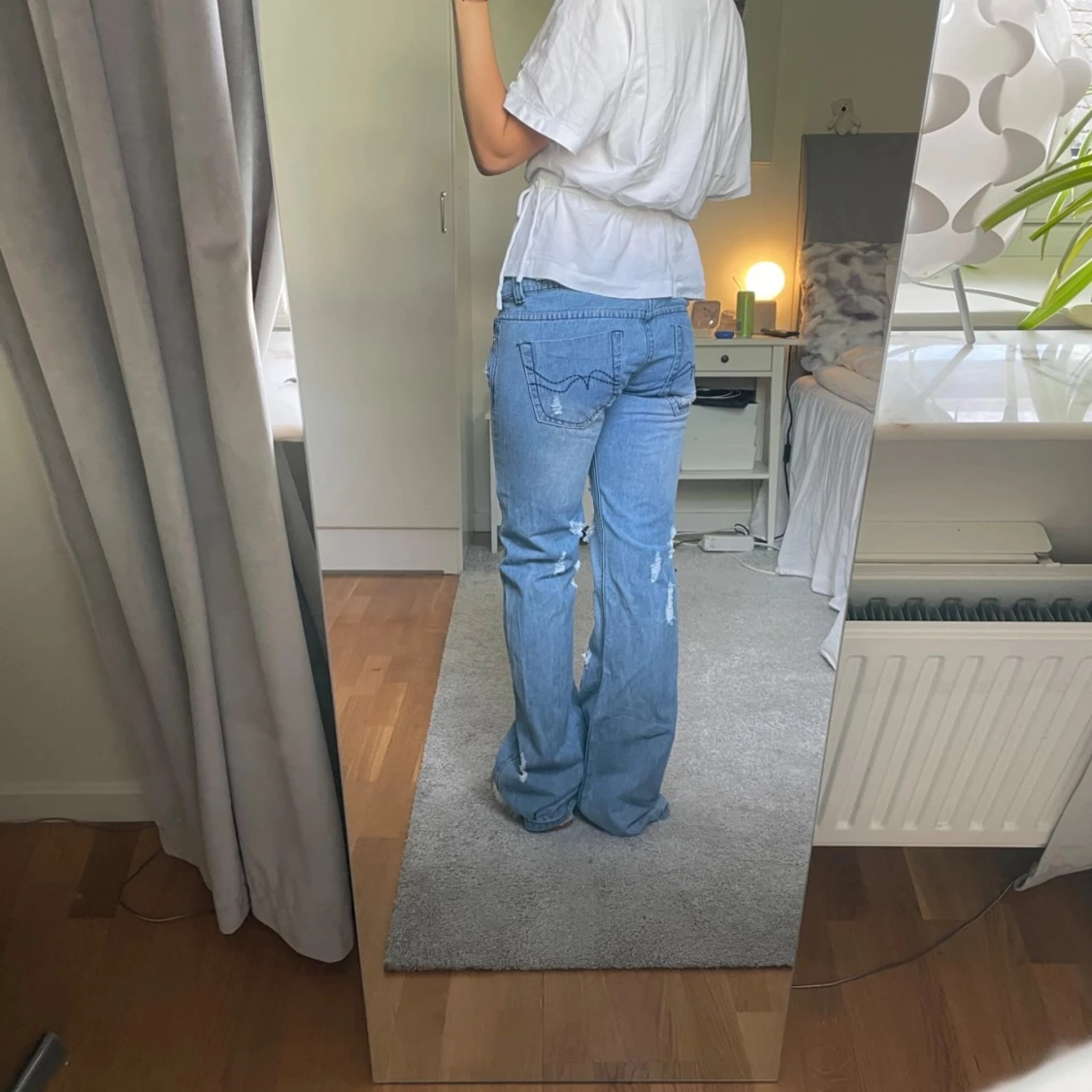 Jeans lowwaist utsvängda lågmidjade bootcut - 92