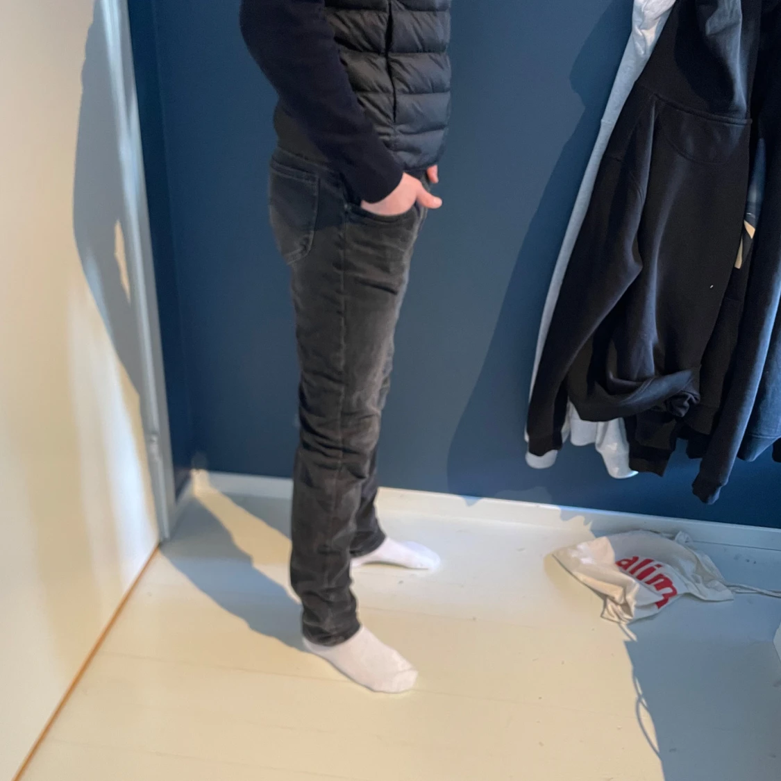 Svart/gråa lee rider jeans. 2 par