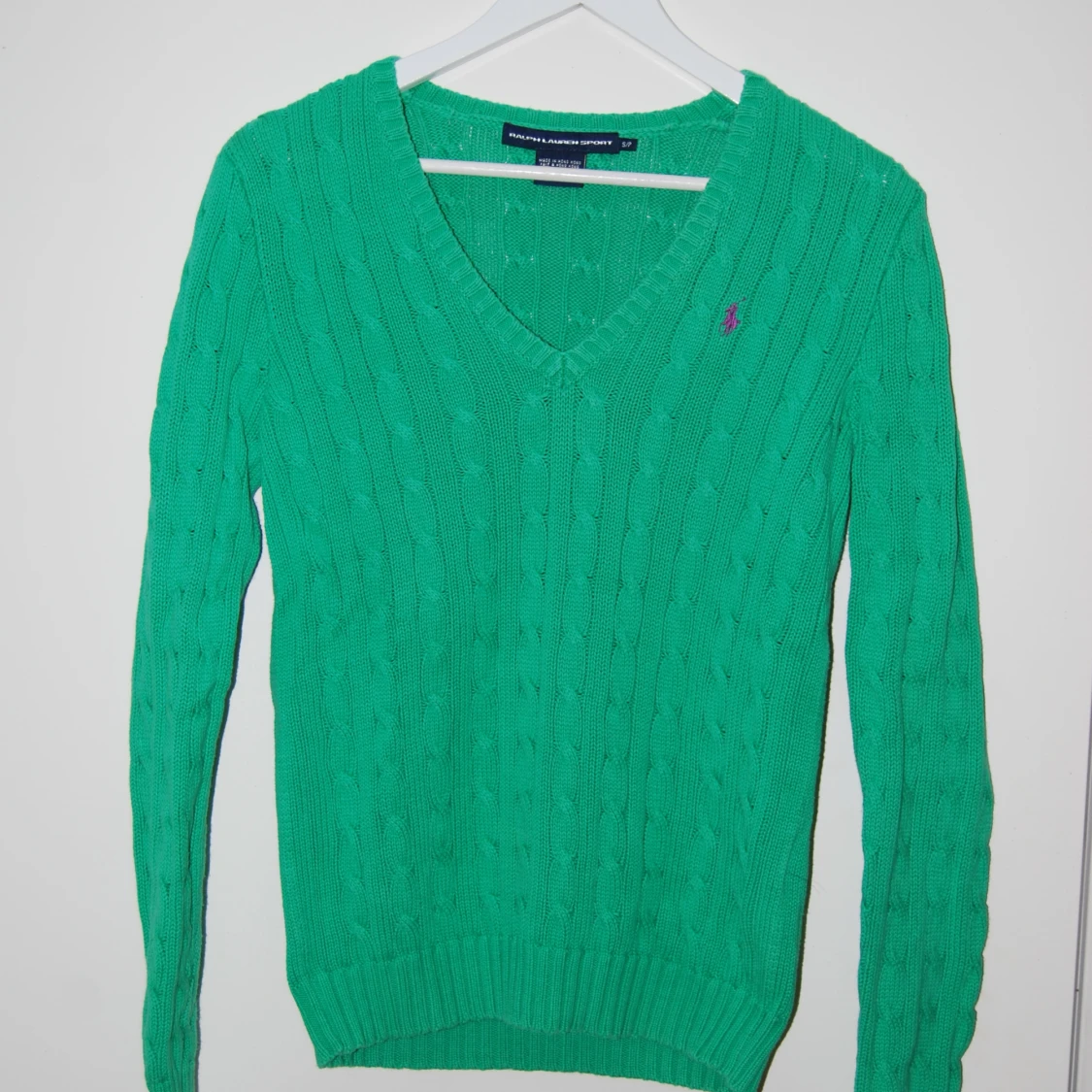 Grön stickad tröja från Ralph Lauren Sport