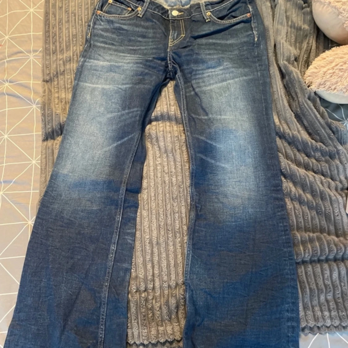 Lågmidja Blå jeans med bootcut