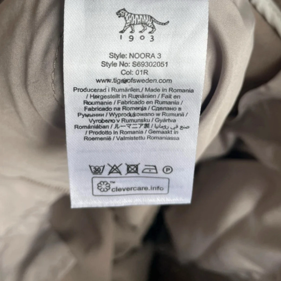 Beige kostymbyxor från Tiger of Sweden - 2