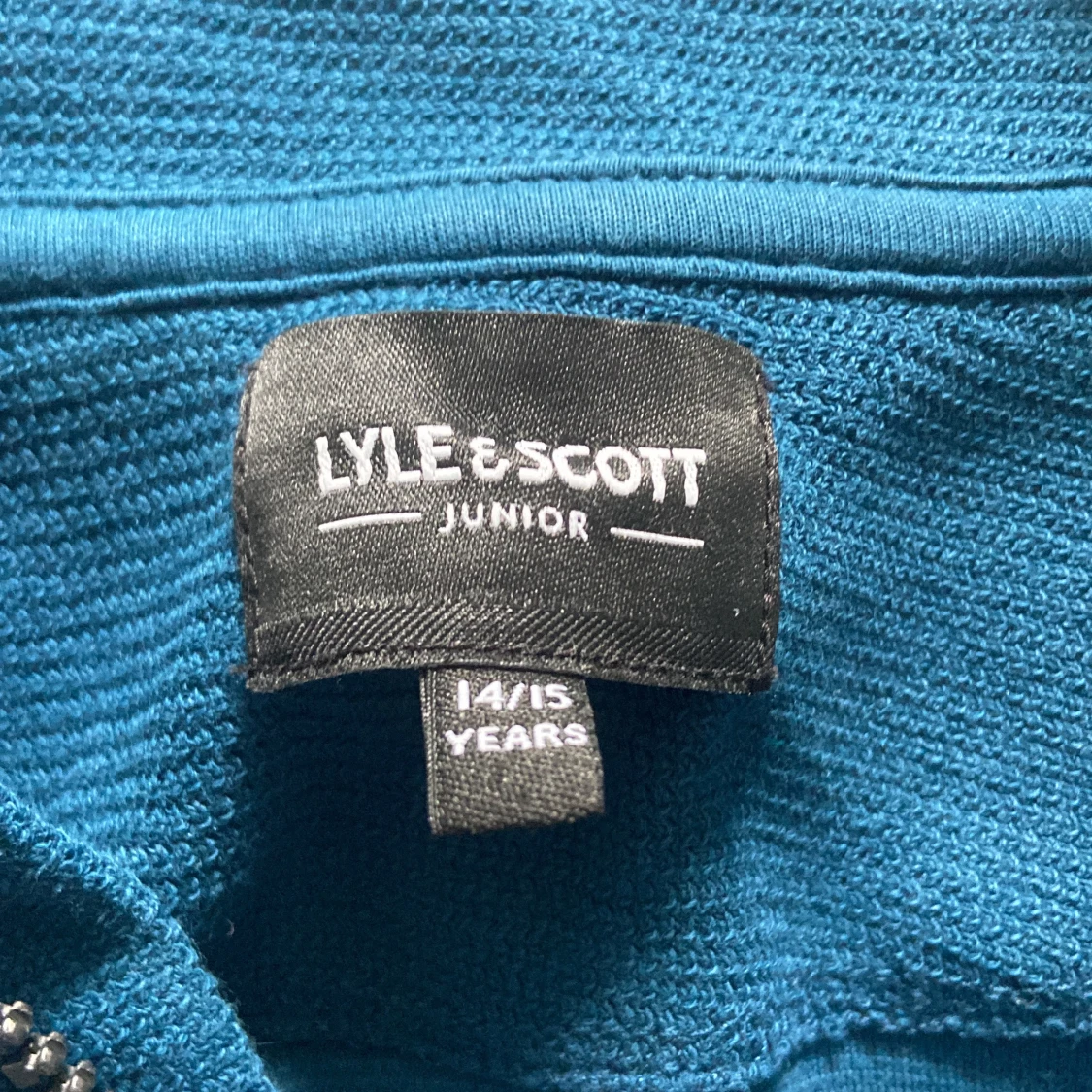 Blå half zip tröja från Lyle & Scott - 3