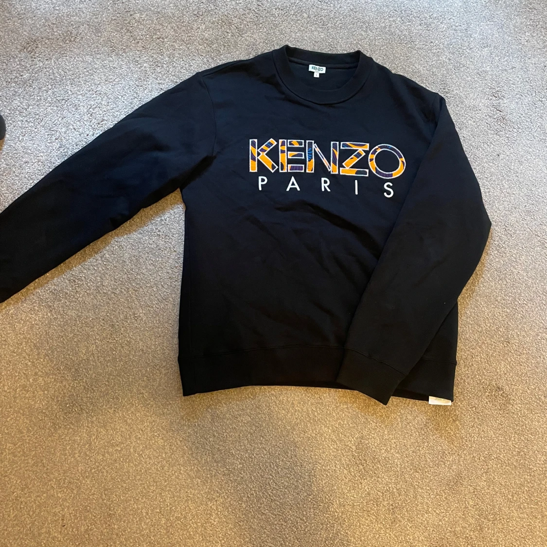 Svart Kenzo sweatshirt med broderi