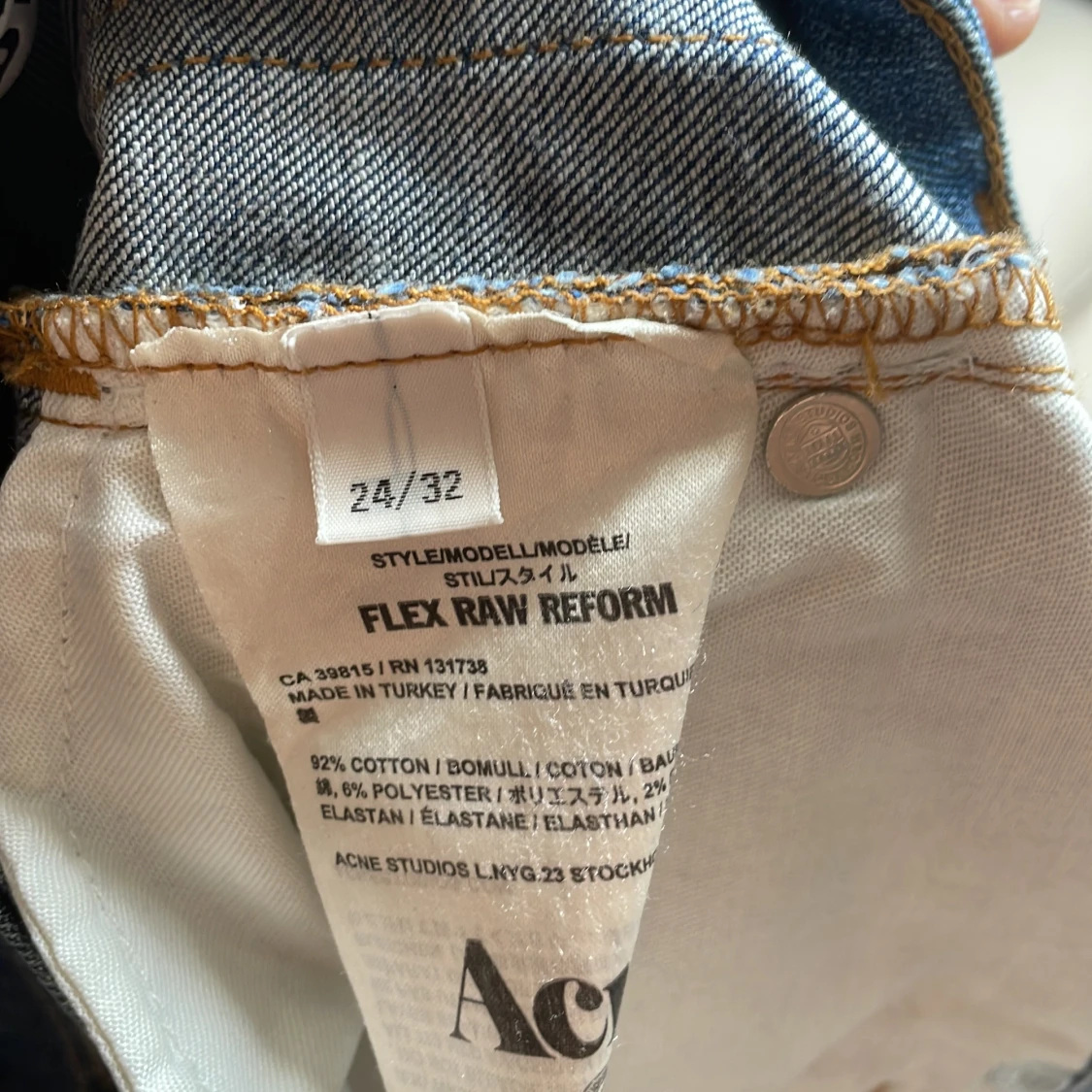 Acne Studios Flex Raw Reform jeans - 3