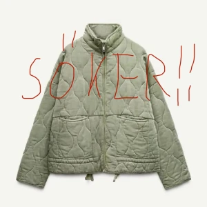 Grön quiltad jacka zara  - SÖKER!!! Söker denna gröna quiltade jacka från ZARA i storlek XS-S-(kanske M), om du säljer en sådana jacka snälla kontakta mig då är du en riktig ängel!🙏🙏
