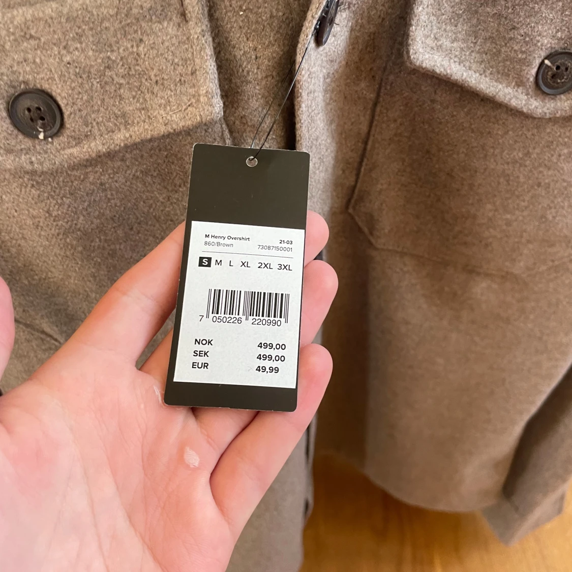 Beige overshirt från Scandinavian Design - 1