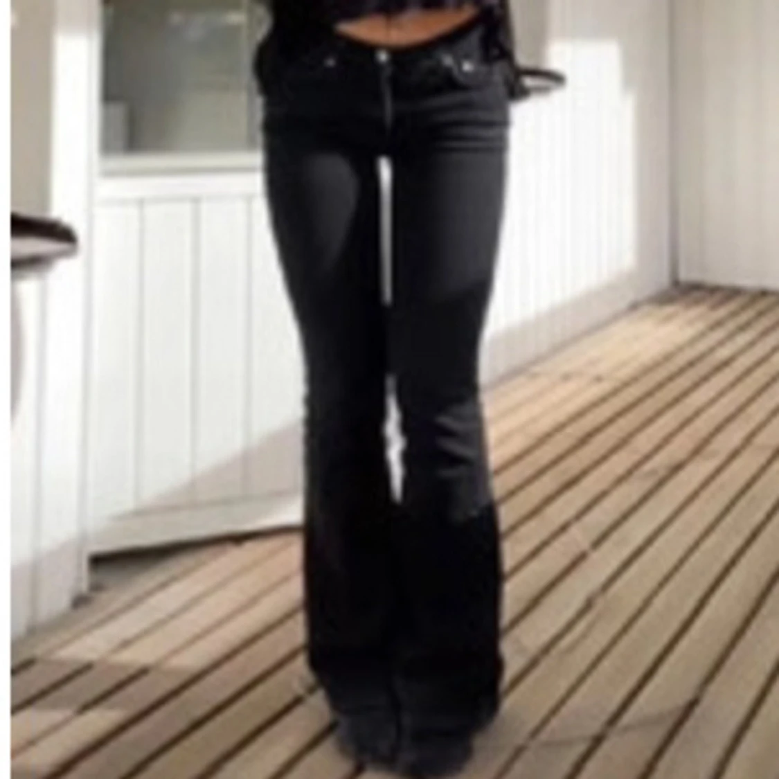 Lågmidjade Gina jeans 