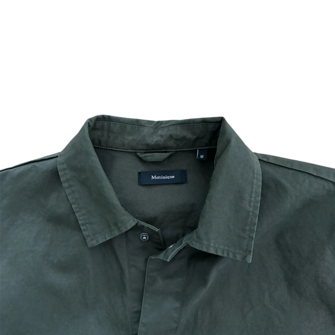 Olivgrön overshirt från Matinique - 2