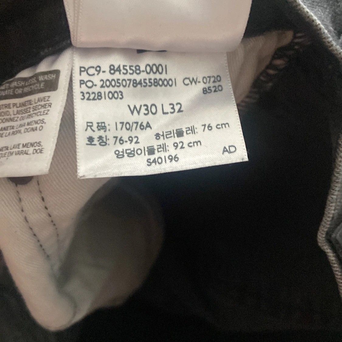 Svarta Levis jeans 511 W30 L32 - 3