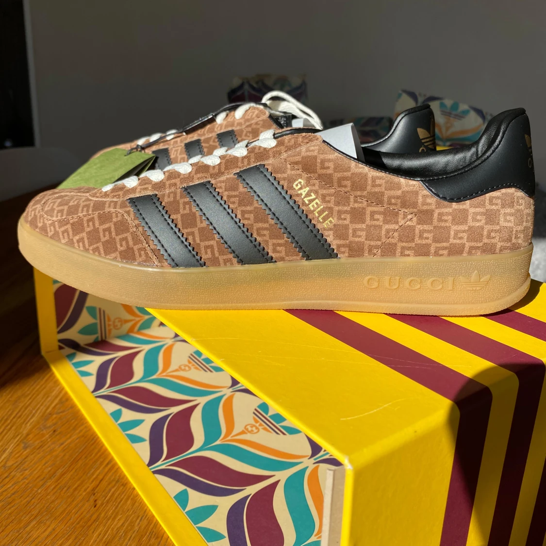 Gucci x Adidas Gazelle sneakers brun - 2