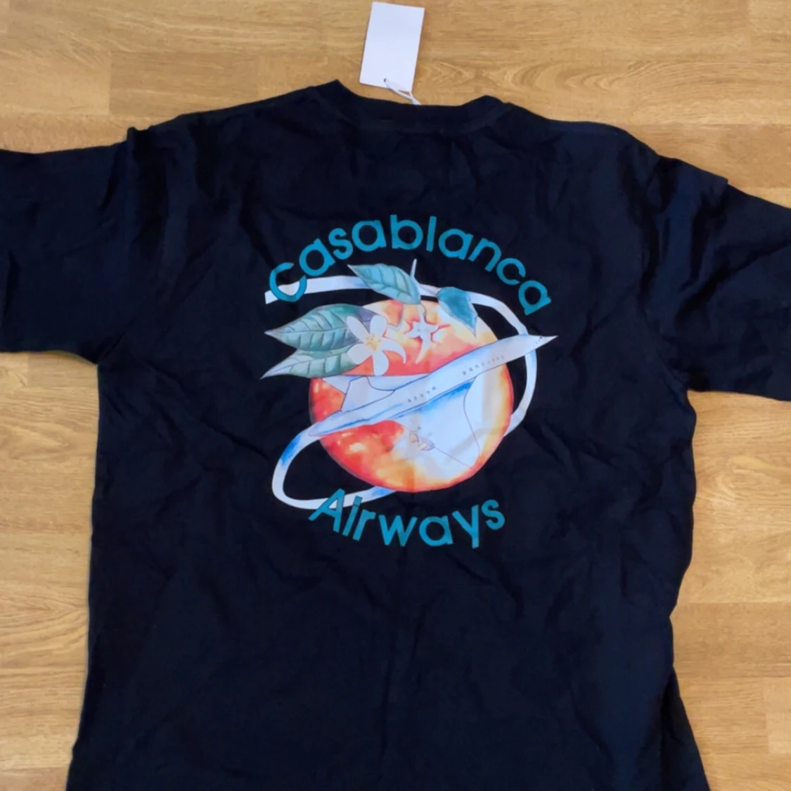 Svart Casablanca Airways t-shirt M - 1