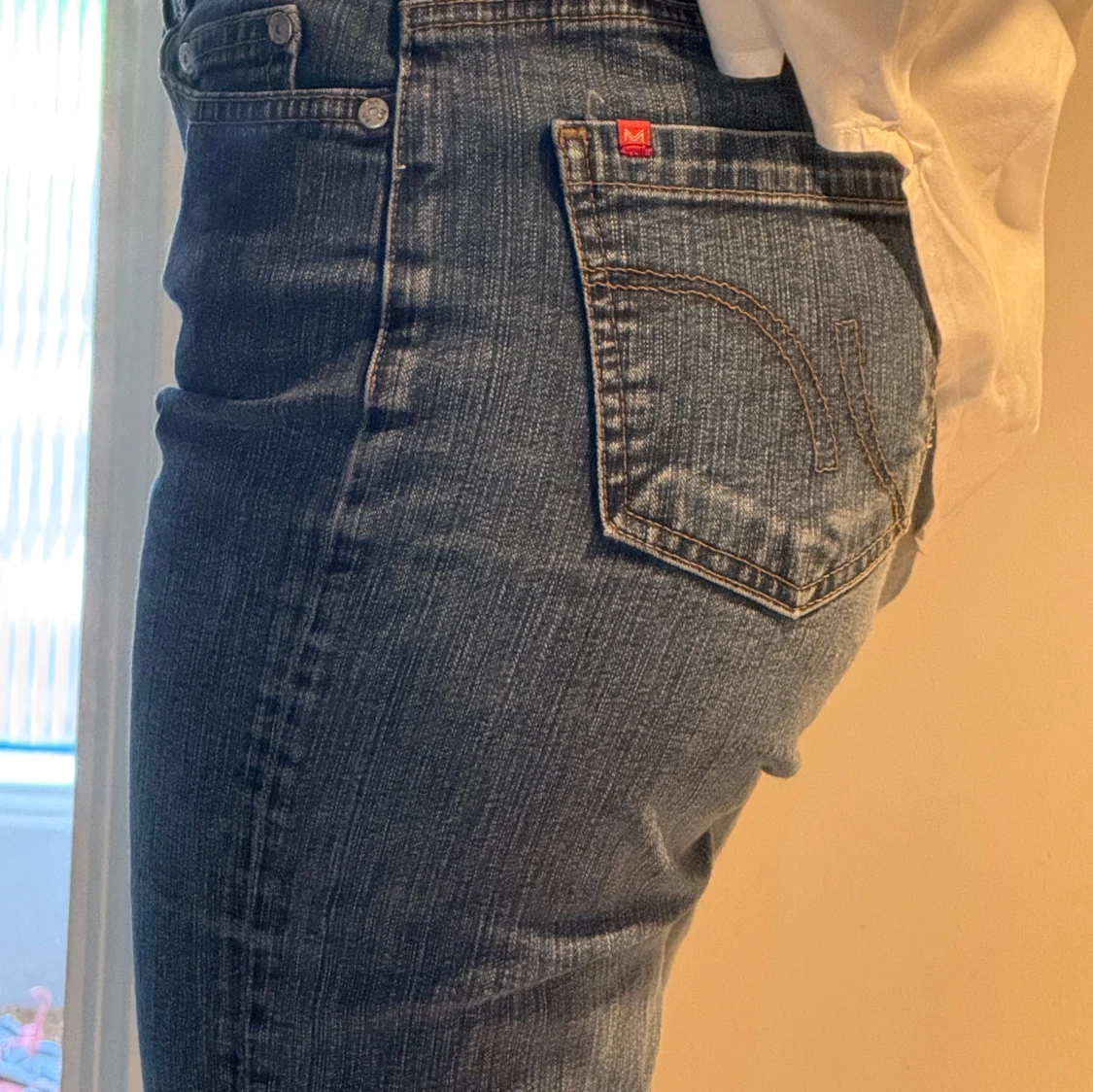 Mörkblå raka jeans från Vera Moda - 2