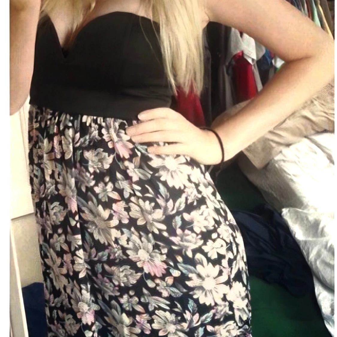 Blommig långklänning från ICE Fashion - 4