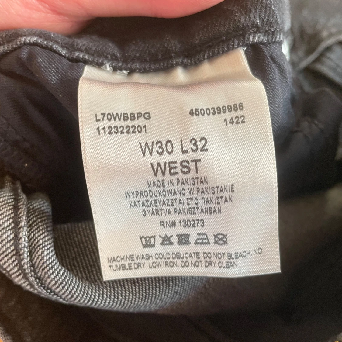 Svarta Lee ’West’ relaxed fit jeans - 2