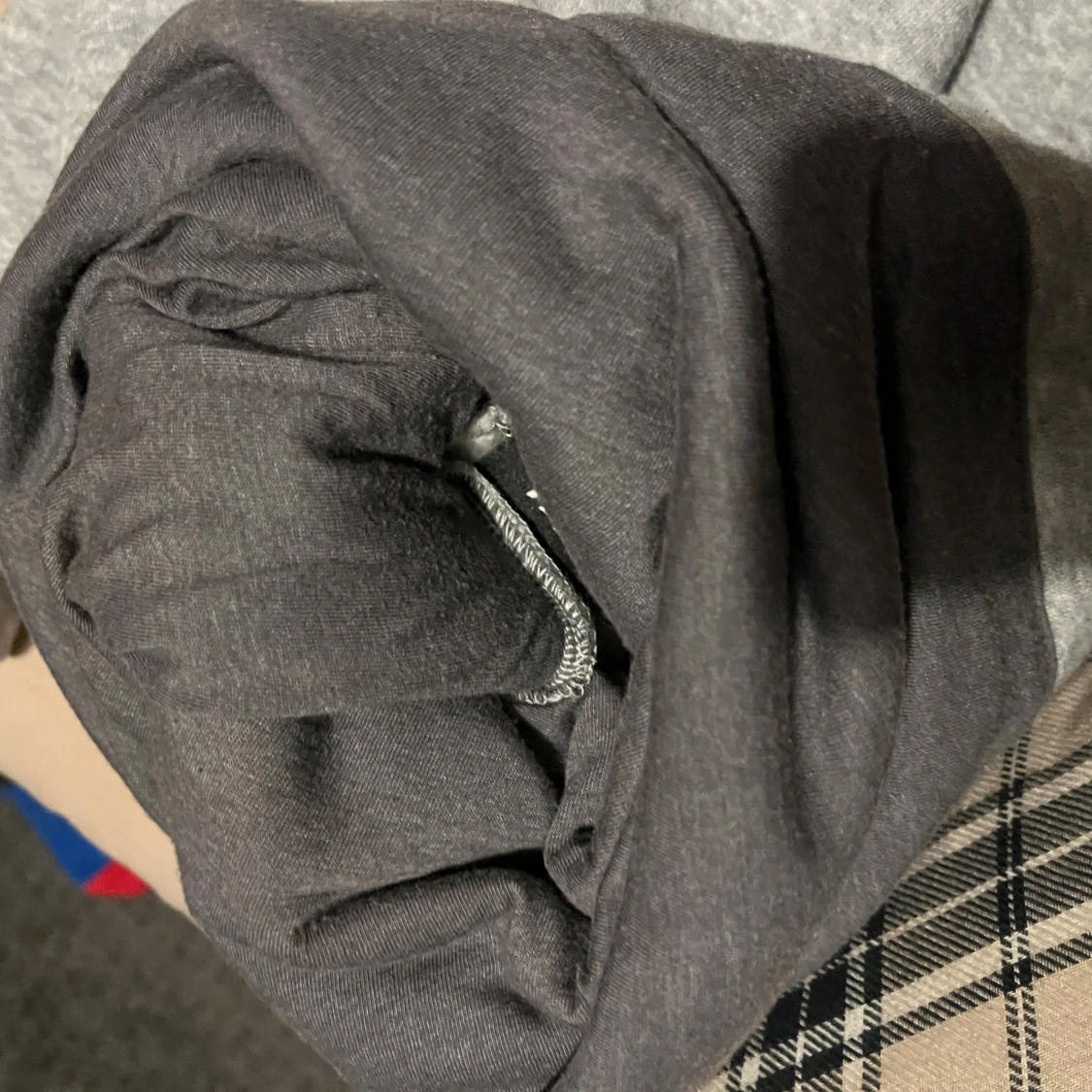 Tjock tröja med lång hals  - 1