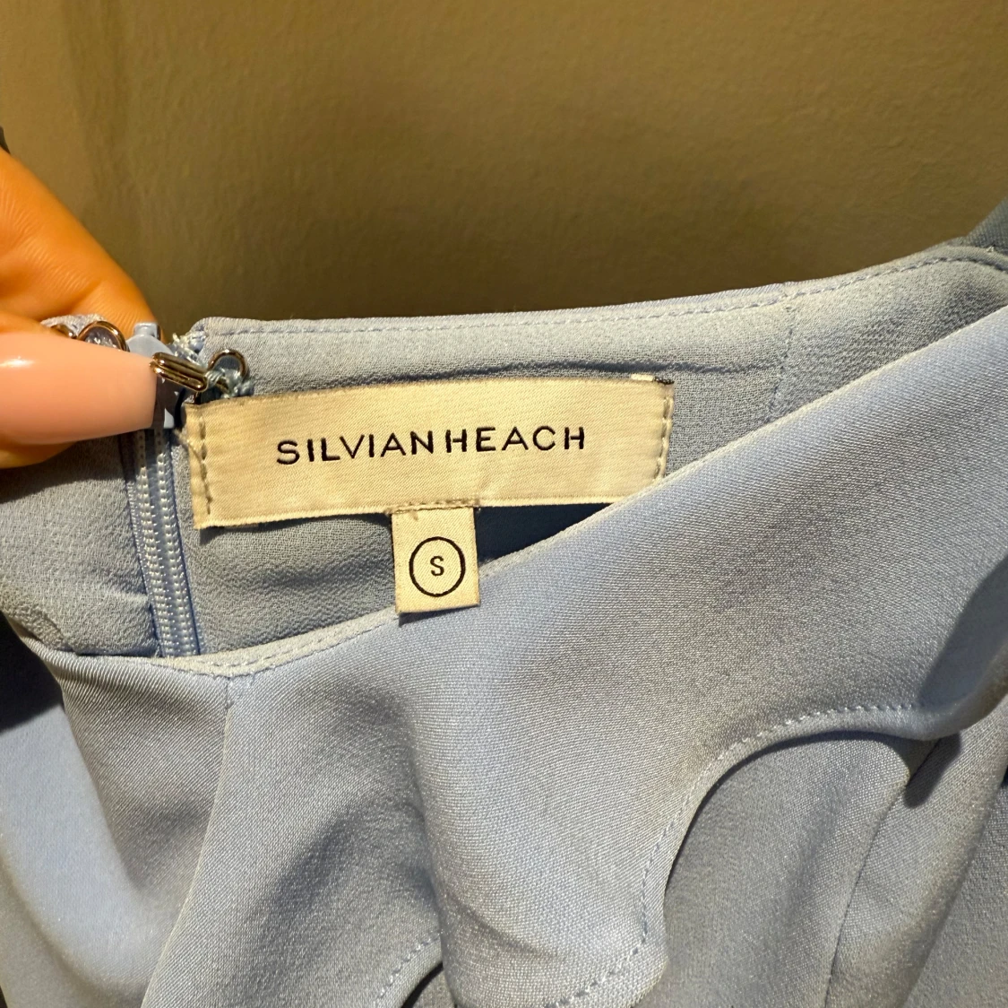 Blå långklänning  - 1