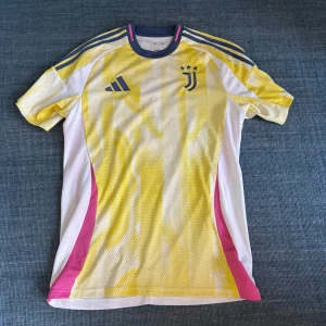 JUVENTUS BORTATRÖJA 2024/25. -  Med #9 Dušan Vlahović på ryggen.  Tröjans skick är 10/10. Använd fåtal gånger.  Kvitto finns kvar för köpet.  Storlek:M 