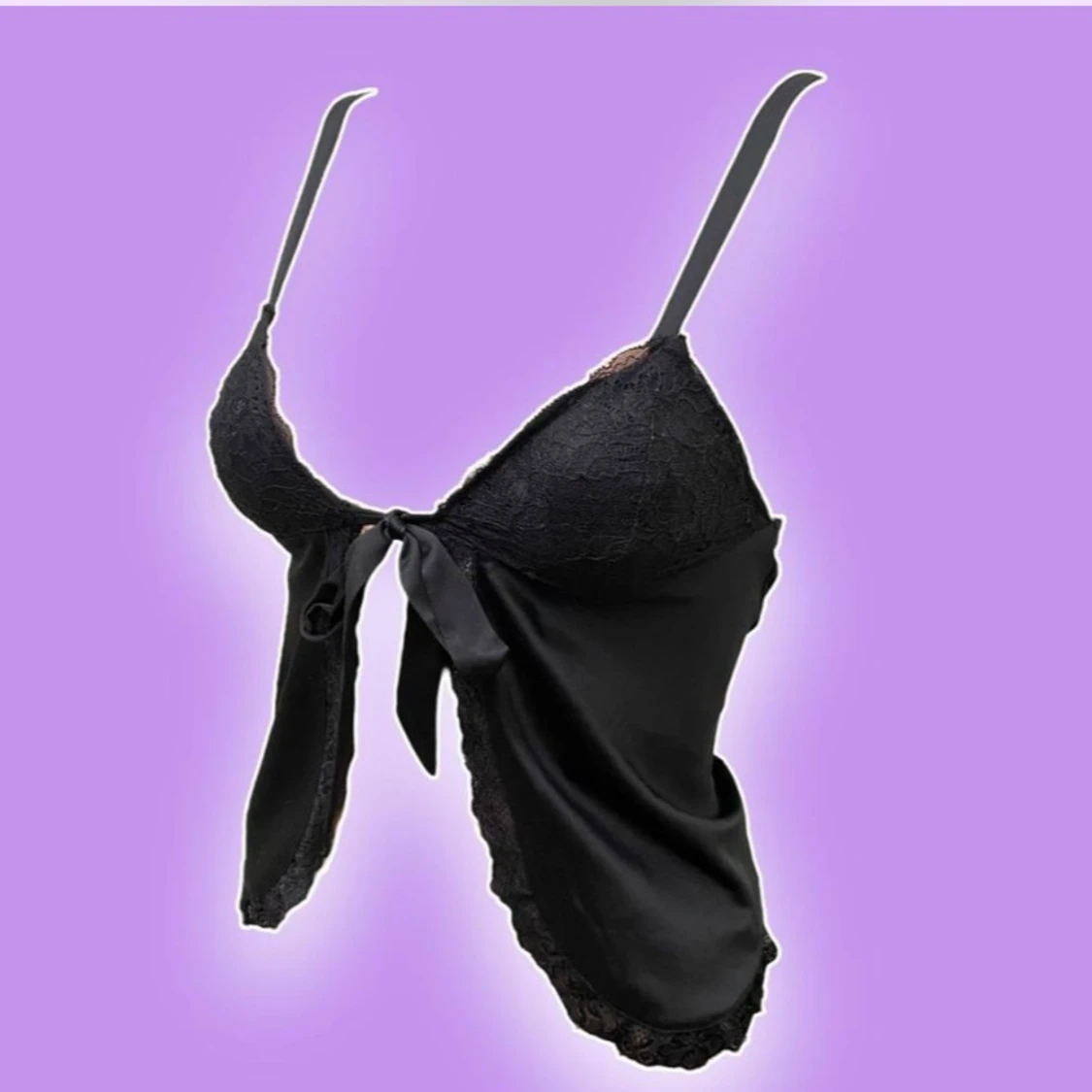 Svart spetsig linnetopp från Undiz - 1