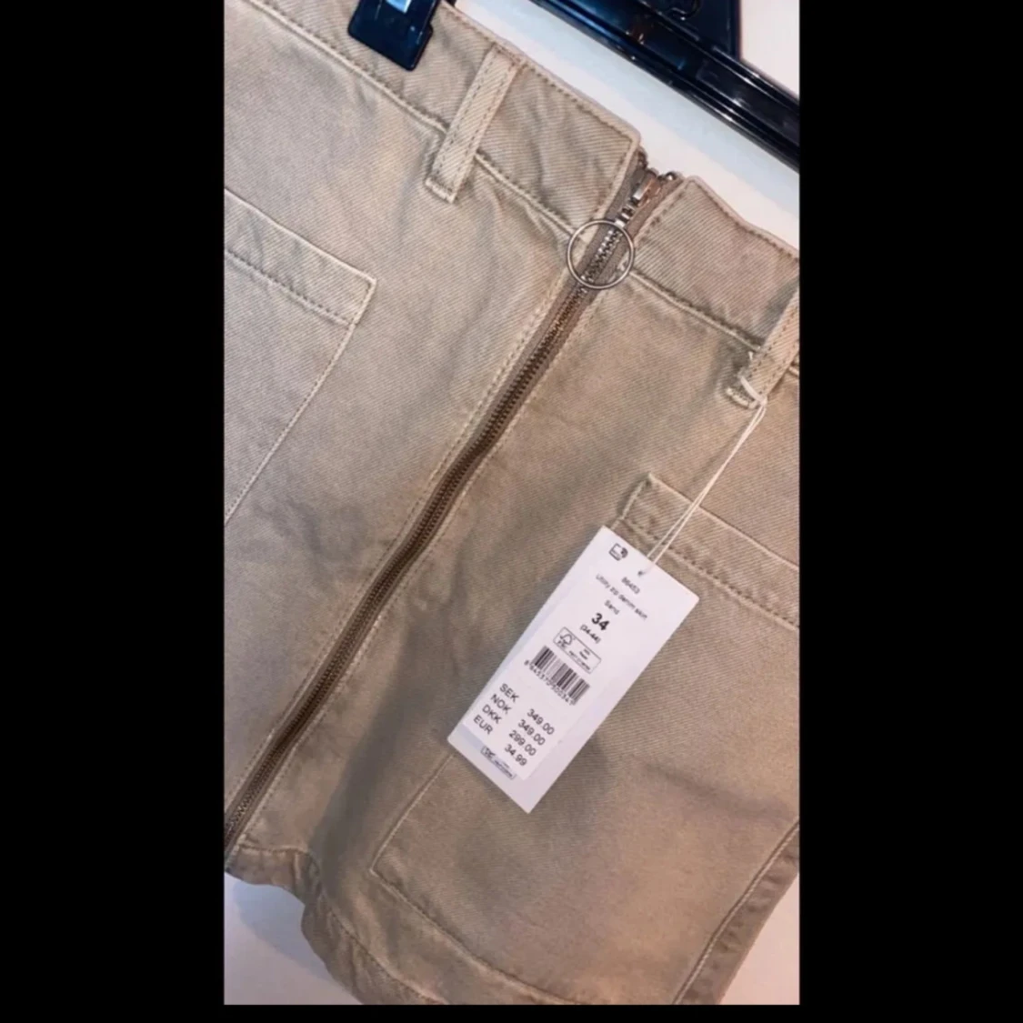 Ginatricot - Denim zip skirt - 1