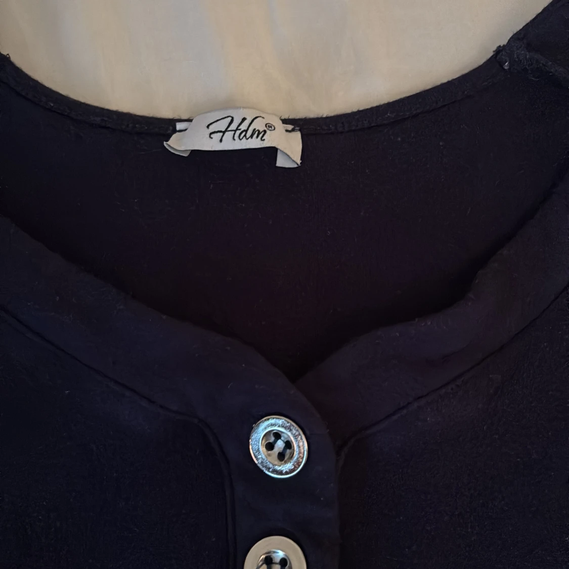 Mörkblå långärmad tröja från Hdm - 2