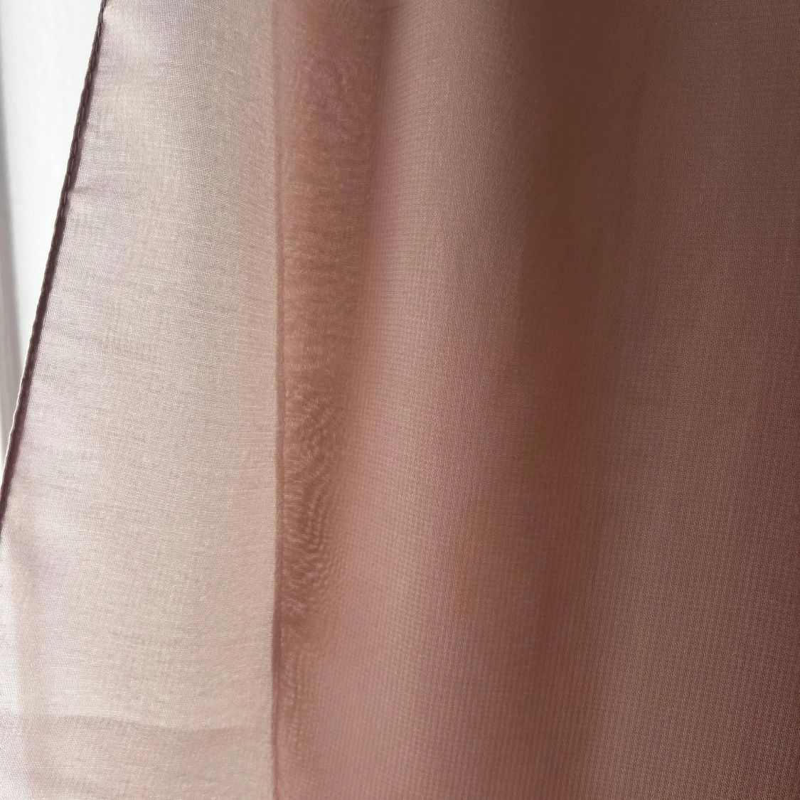 Ljusbeige slöja i siden - 2