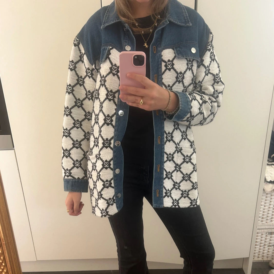 Mönstrad overshirt från Sandro