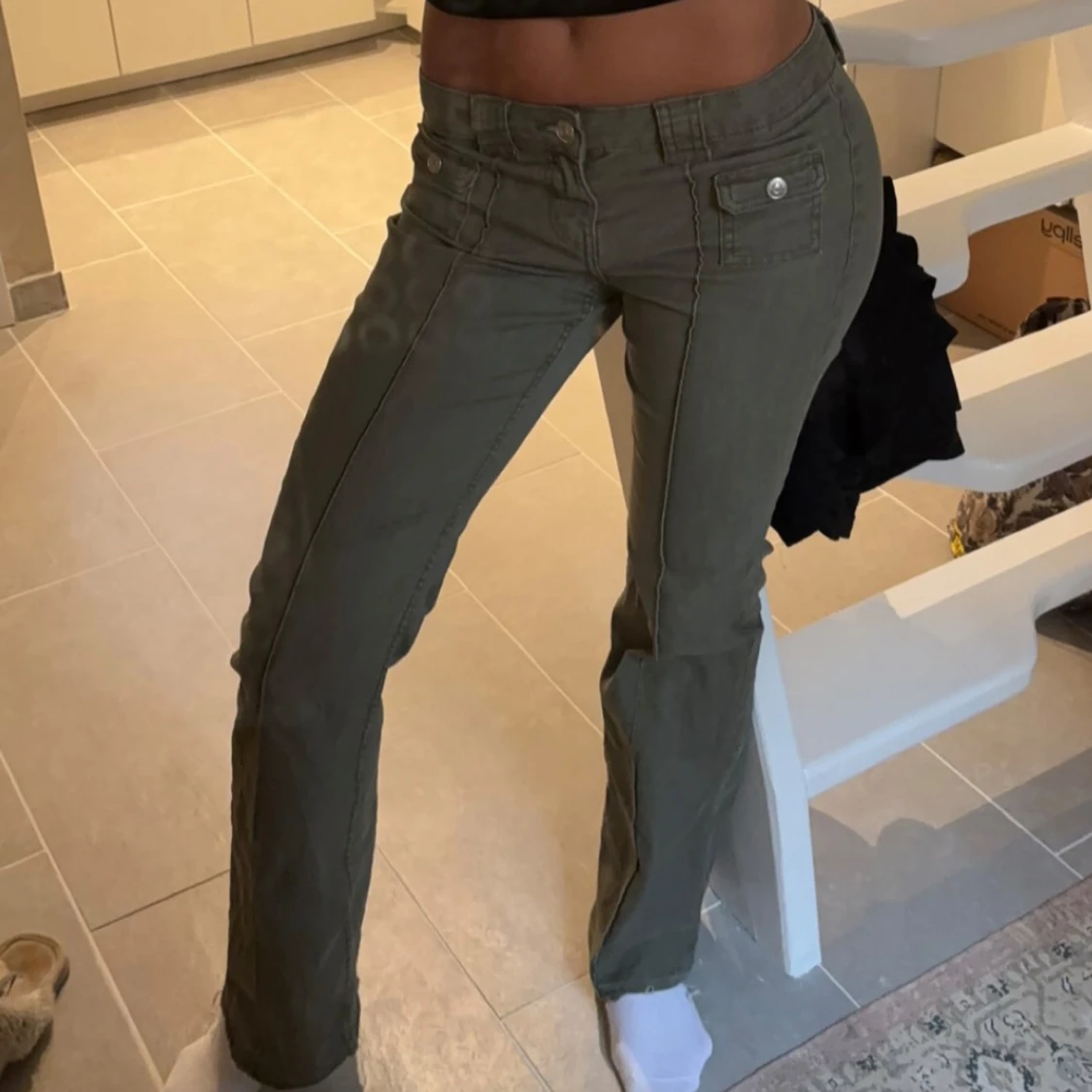 Gröna jeans