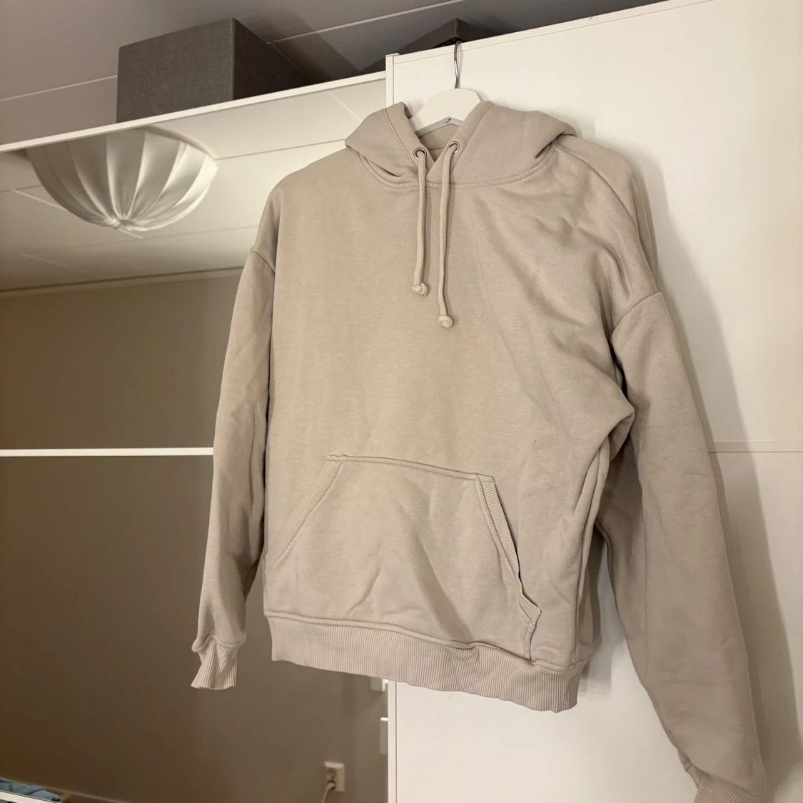 Beige hoodie
