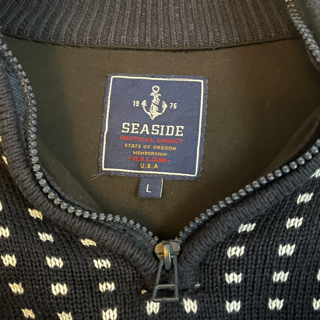 Svart stickad tröja från Seaside - 1