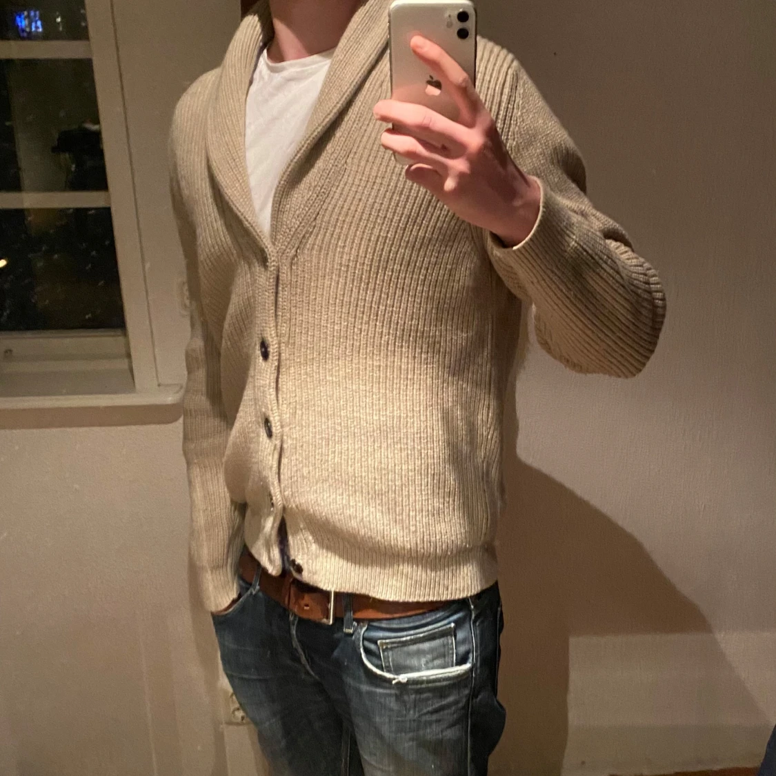 Beige kofta från Massimo Dutti - 1