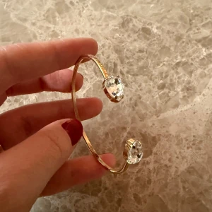 Guldarmband med kristallstenar - Guldigt armband från Caroline Svedbom. Inte använt så mycket så i bra skick!