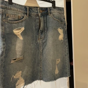 Jeanskjol  - Jeanskjol kort. 