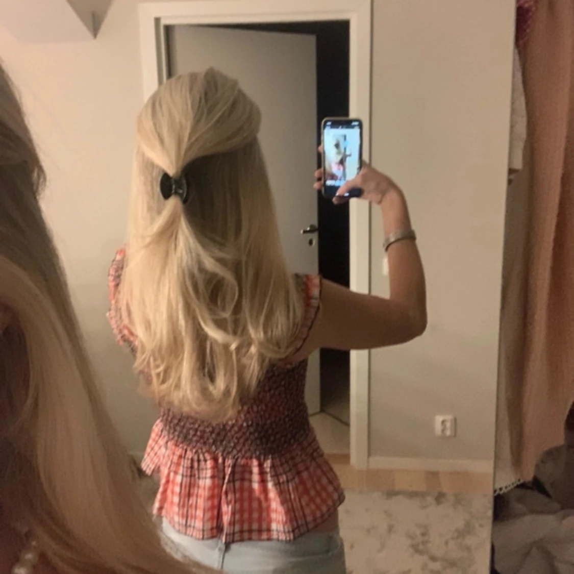 Rutig topp från Ganni - 1