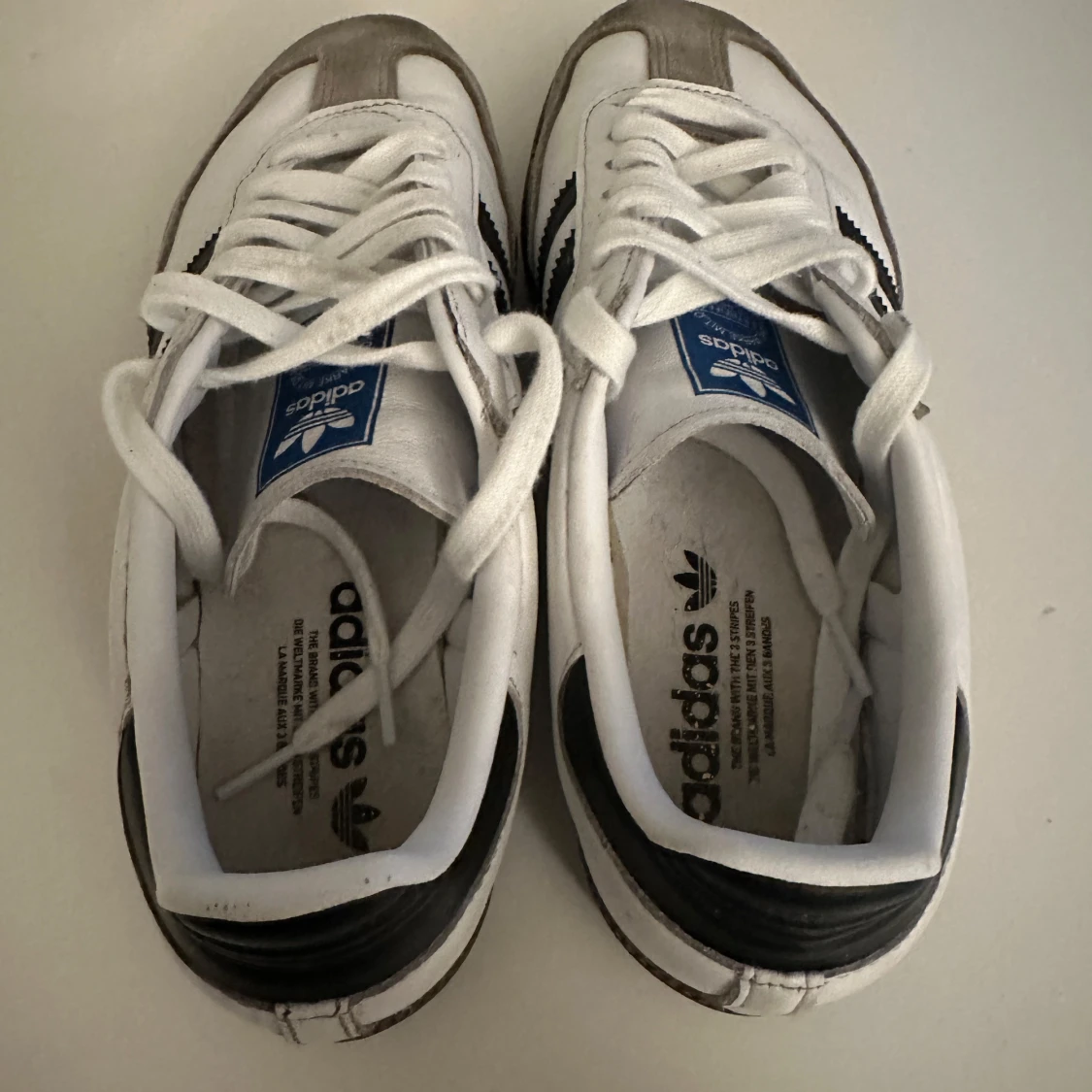 Adidas Samba sneakers i vitt och svart - 3