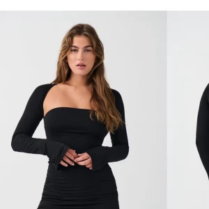 Svart klänning från Gina tricot - Säljer denna svarta klänningen från Gina tricot. Perfekt för alla festliga tillfällen, nypris: 399kr