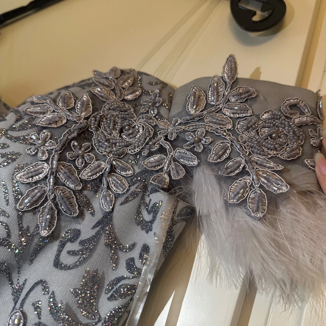 Blå klänning  - 92