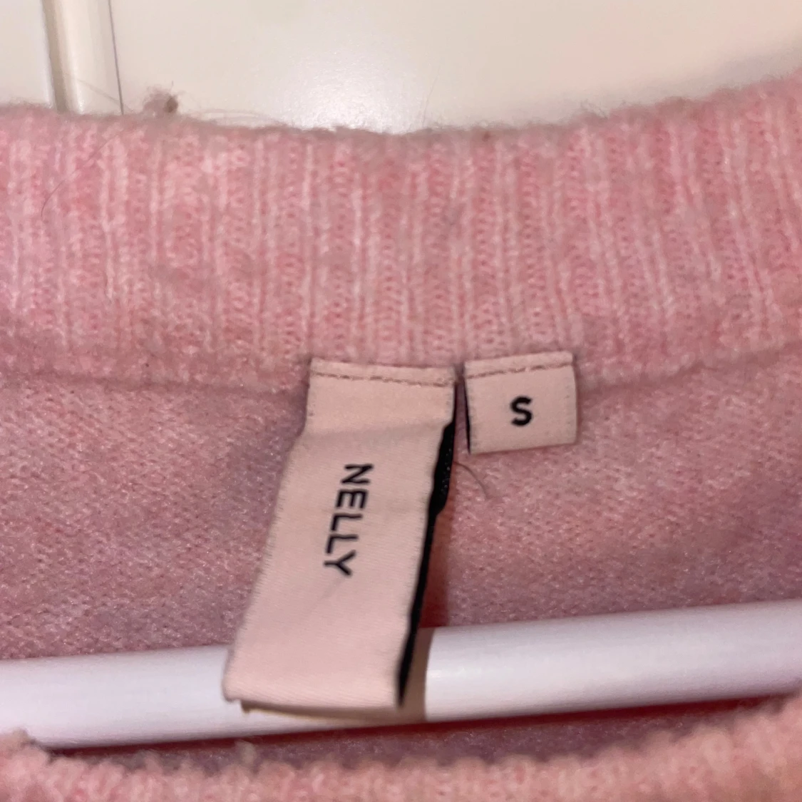 Rosa stickad tröja från Nelly - 2