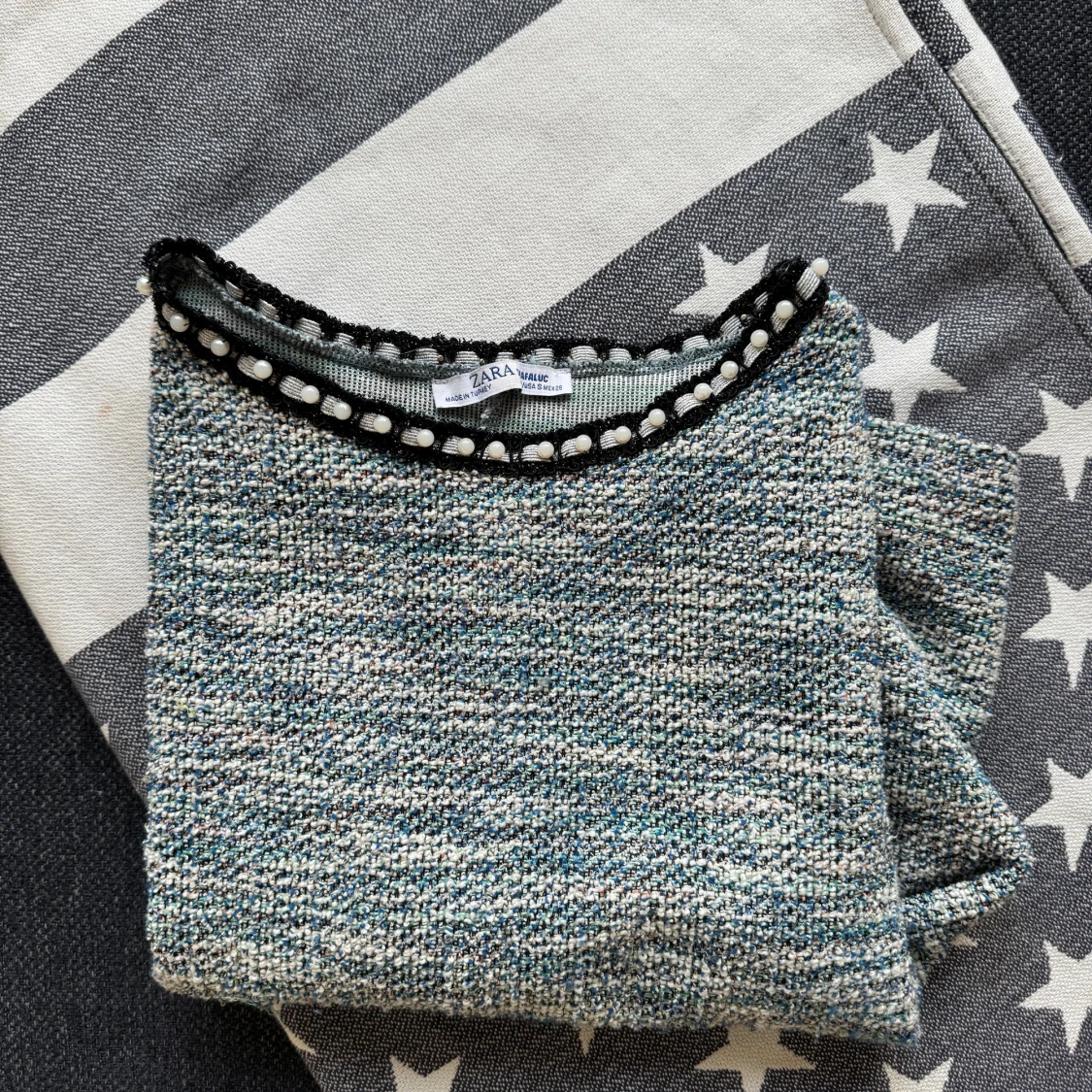 Festtopp med pärlor  - 2