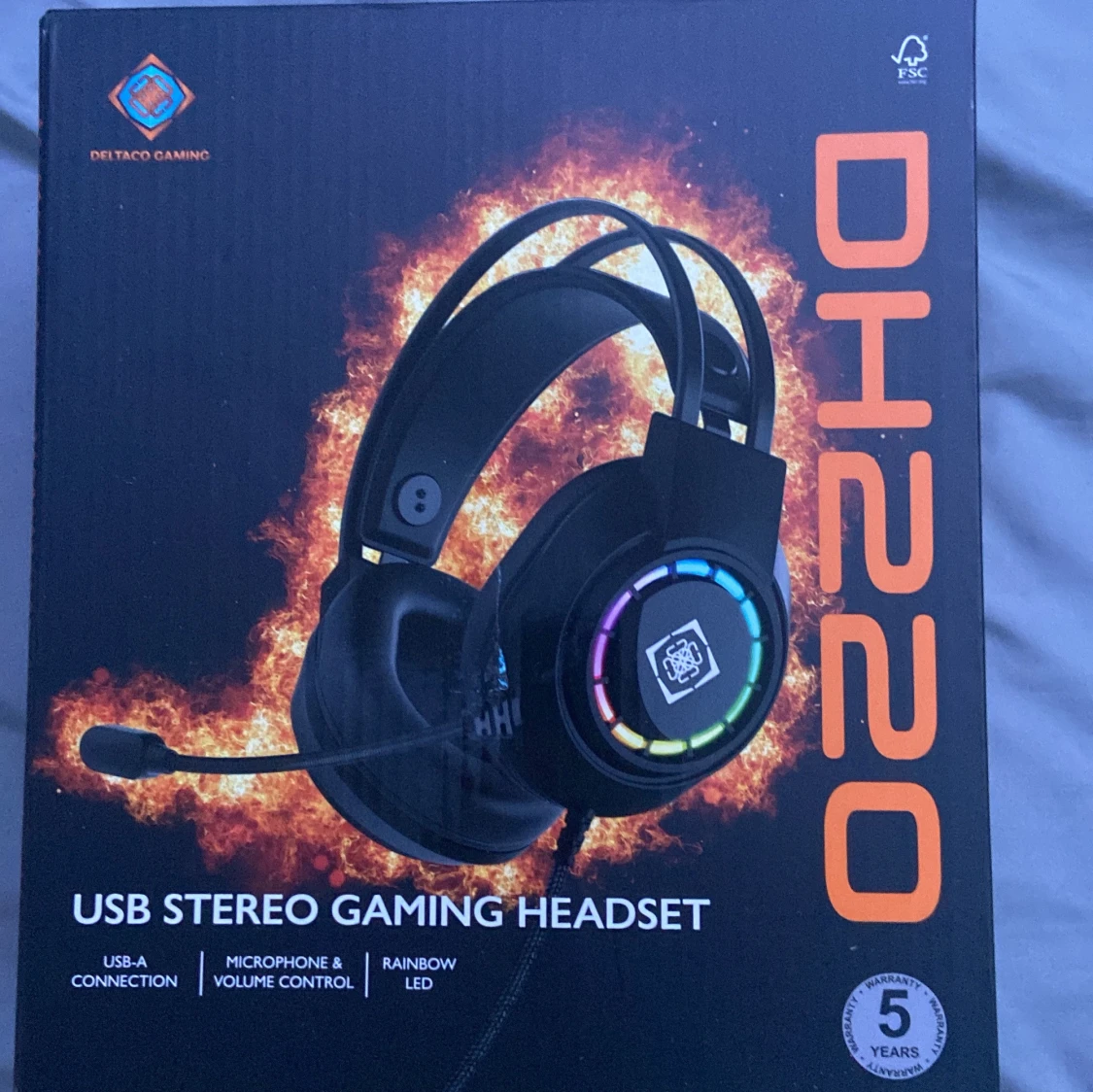 Deltaco gaming hörlurar 