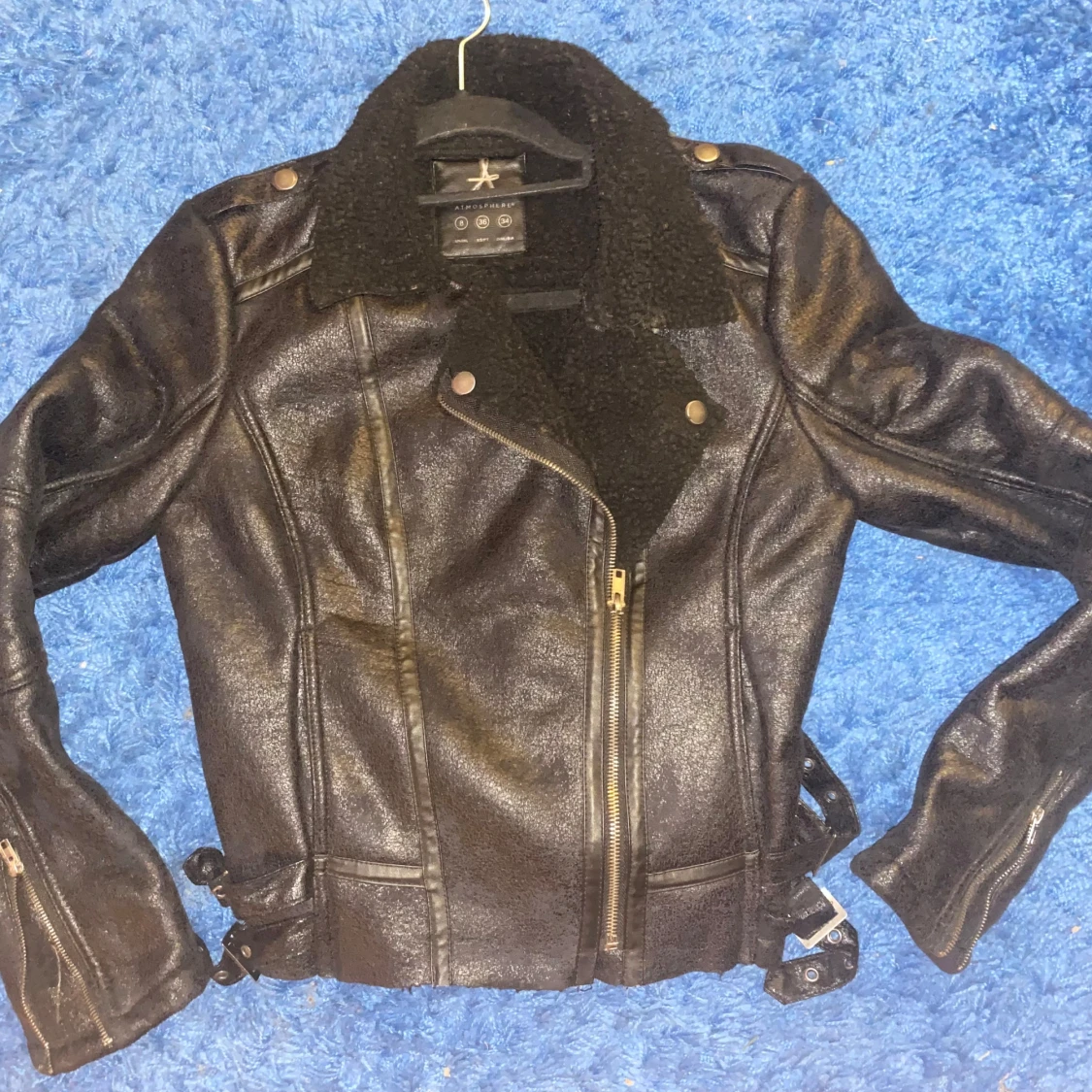 Svart skinnjacka från Atmosphere - 91