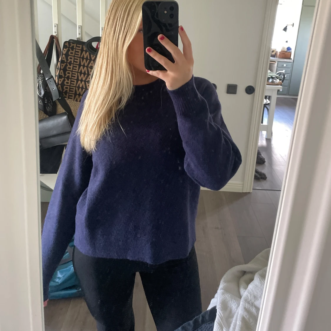 Ny stickad tröja - 92