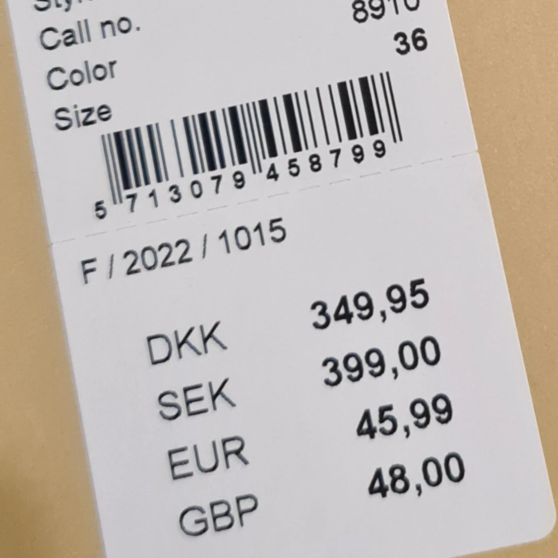 Soya concept pu-läderbyxor stl 36 - 91