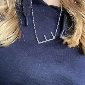 E Halsband -  Säljer detta i halsbandet endast provat för bilden. Den är i rostfritt stål ❤️