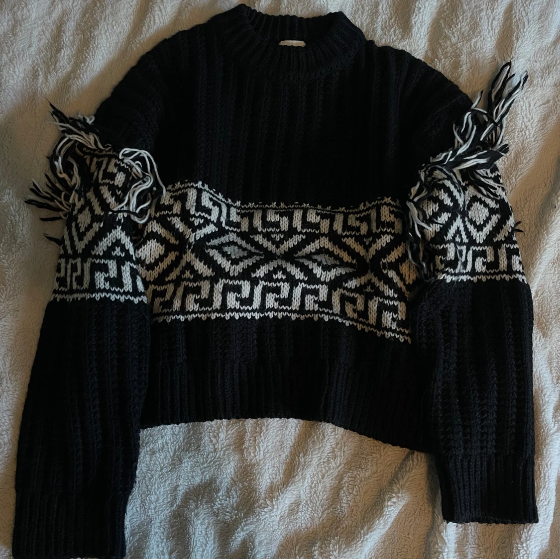 Stickad tröja