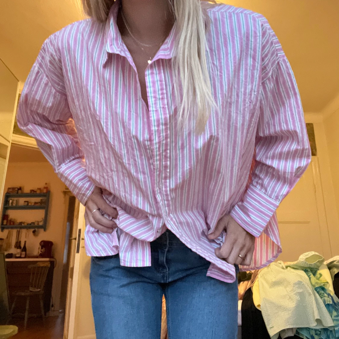 randig skjorta  - 90