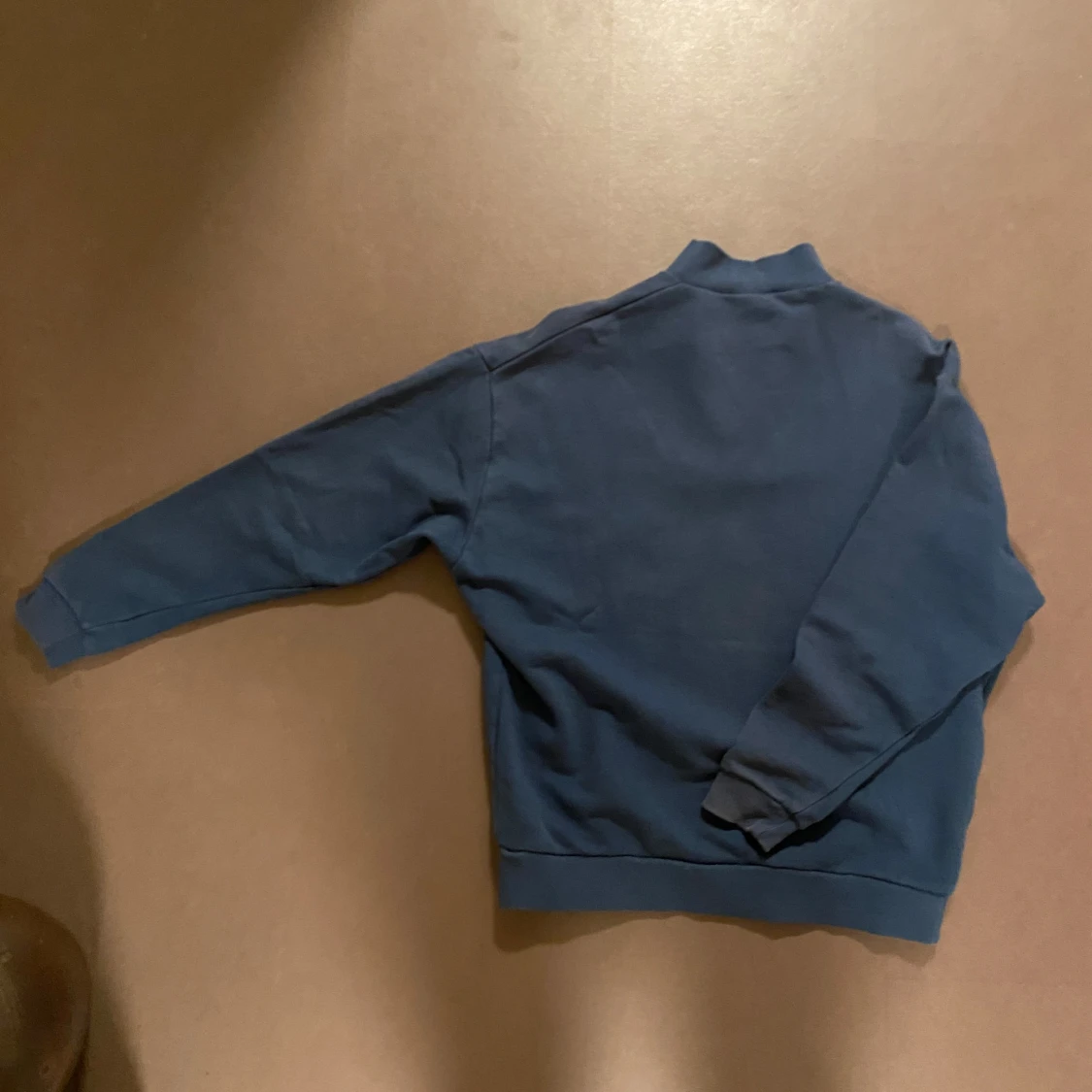 Mörkblå half-zip - 1