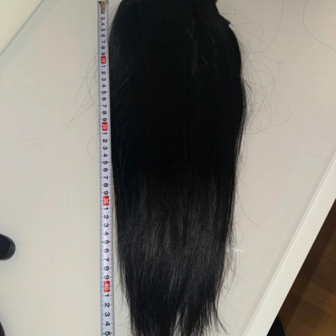 Äkta clips Svart löshår från Poze - 3